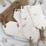 Étiquettes en Papier Ensemencé